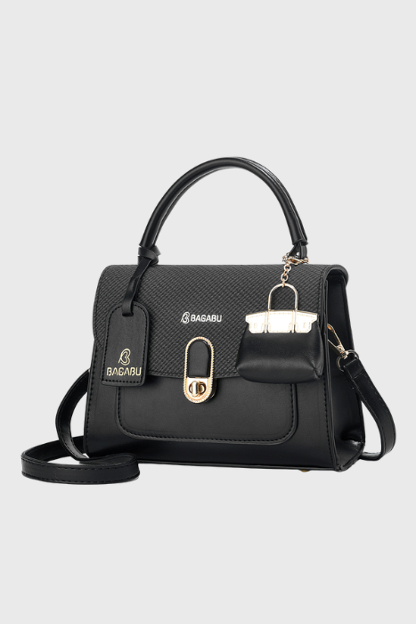 The Charm Luxury Black Handbag (black)