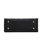 Meadow, Medium Vegan Leather Handbag (black)