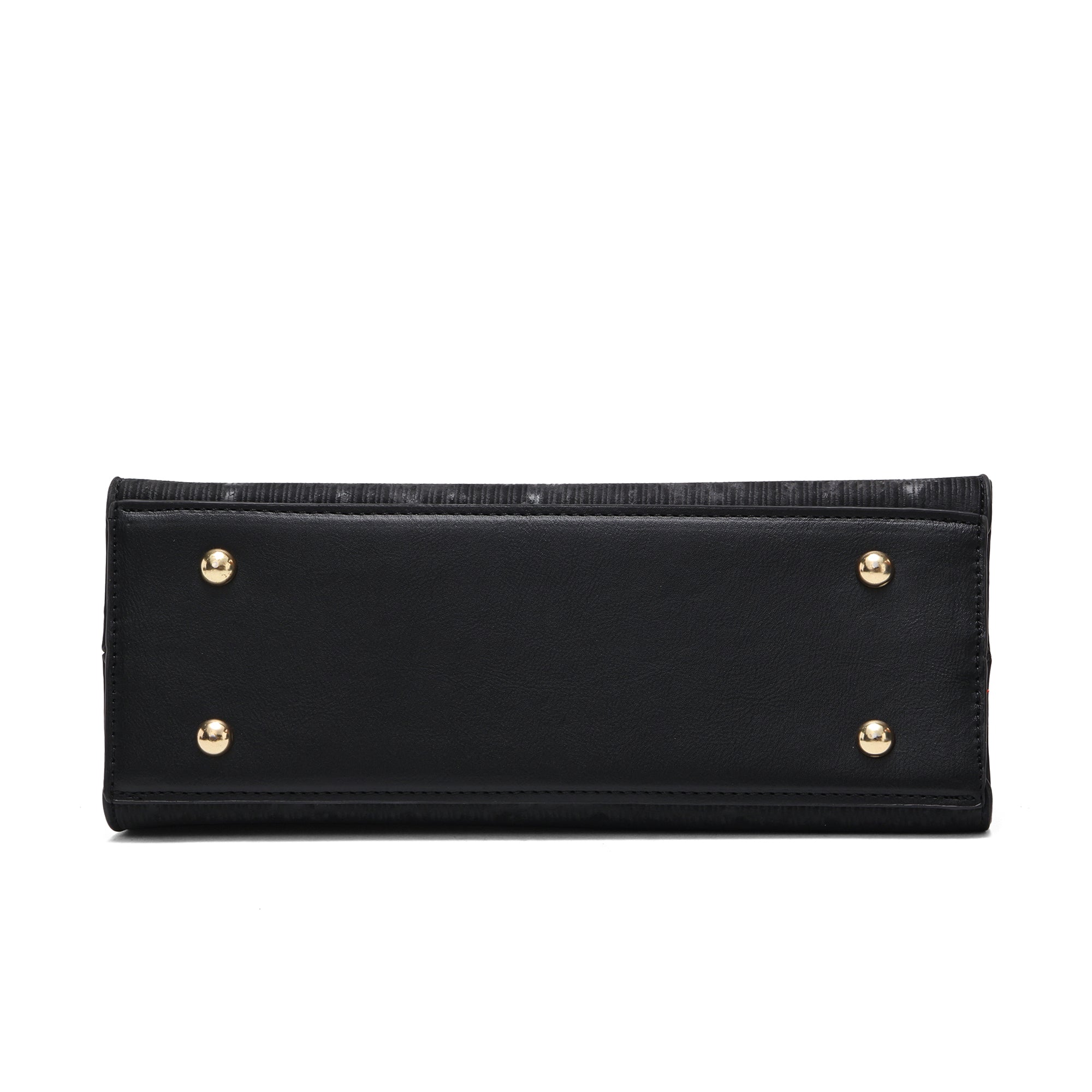 Meadow, Medium Vegan Leather Handbag (black)