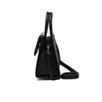Meadow, Medium Vegan Leather Handbag (black)