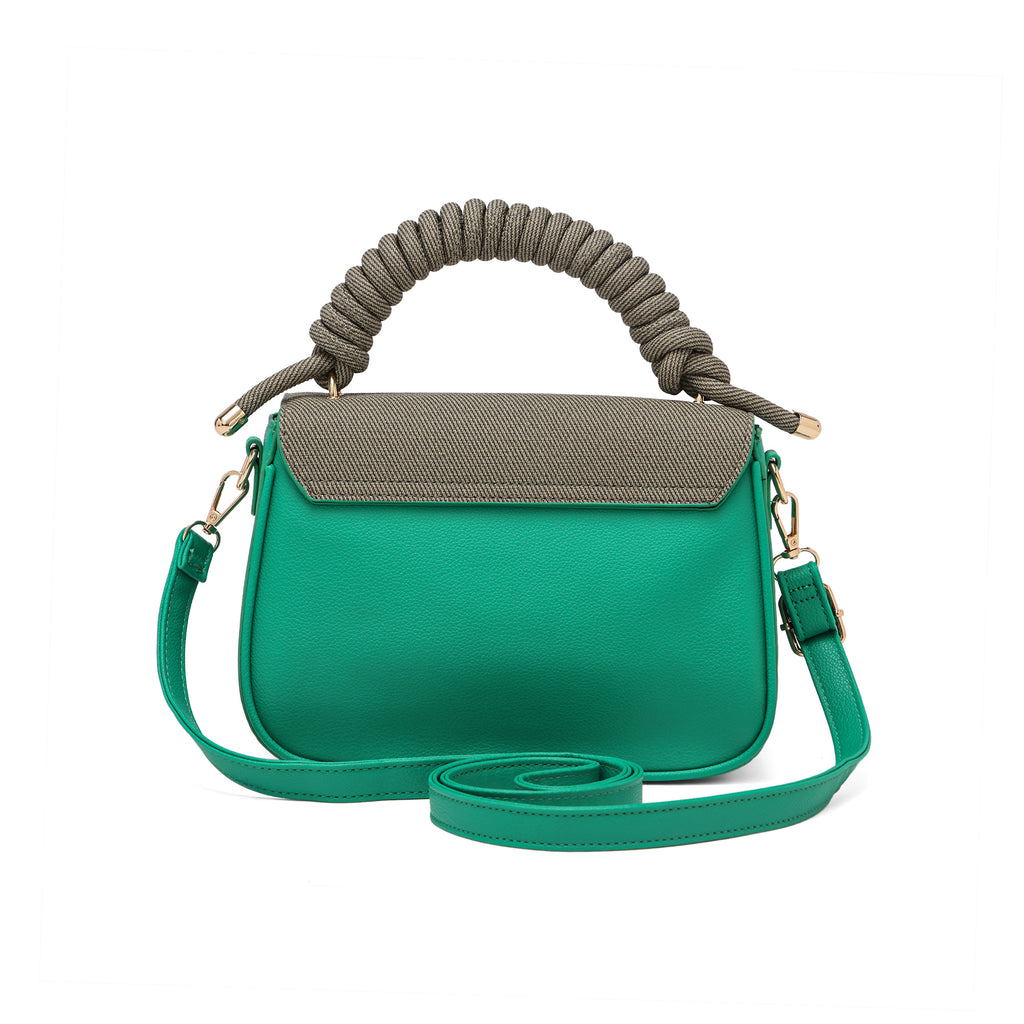 Eclipse Premium Vegan Knitted Handbag (green)