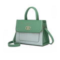 Meadow, Medium Vegan Leather Handbag (green)