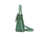 Meadow, Medium Vegan Leather Handbag (green)