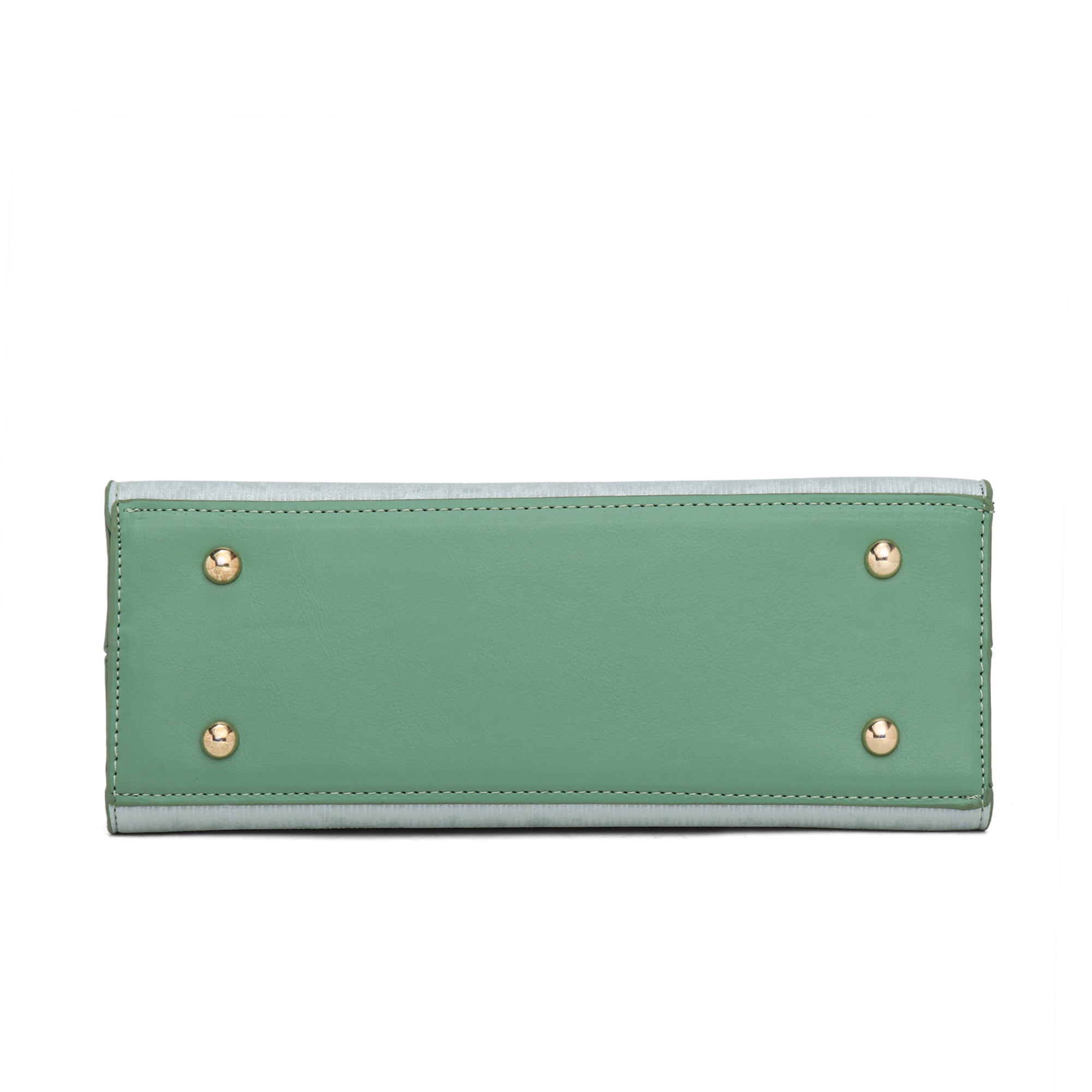 Meadow, Medium Vegan Leather Handbag (green)