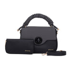 Eclipse Premium Vegan Knitted Handbag (black)
