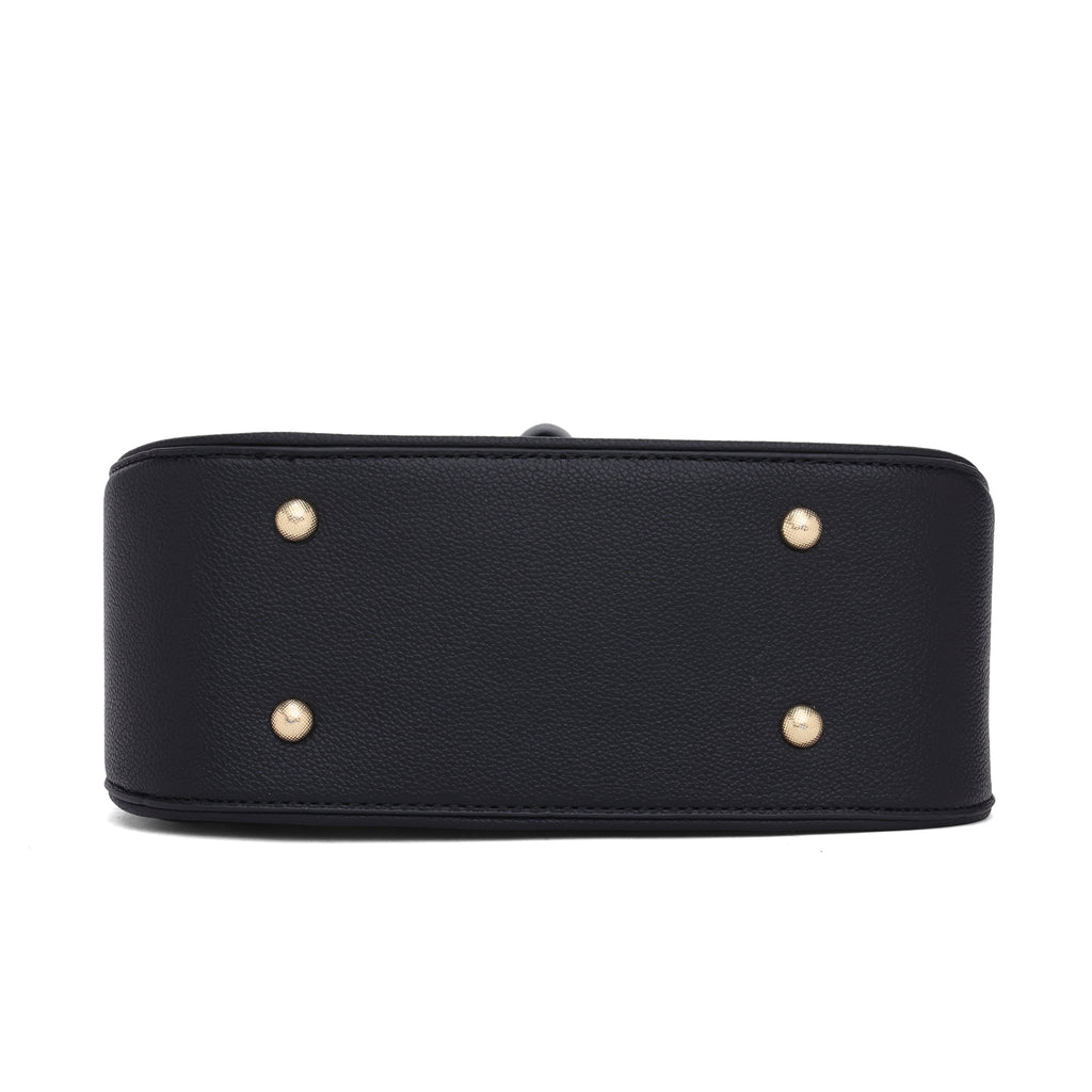 Eclipse Premium Vegan Knitted Handbag (black)