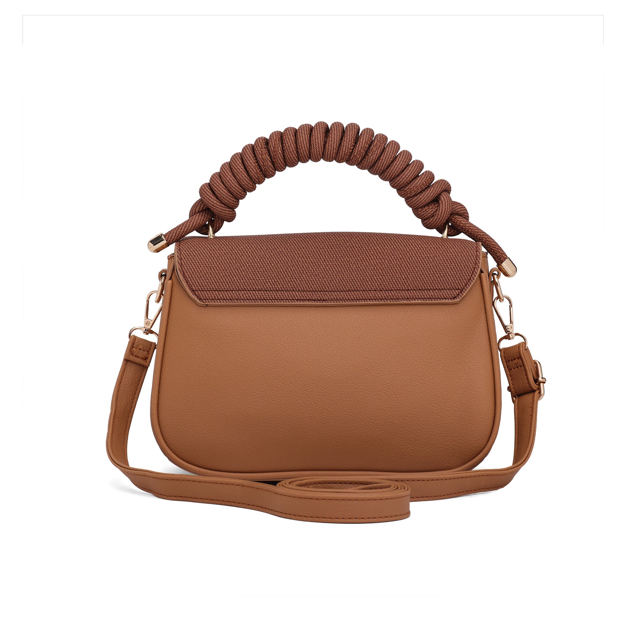 Eclipse Premium Vegan Knitted Handbag (brown)