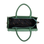 Meadow, Medium Vegan Leather Handbag (green)