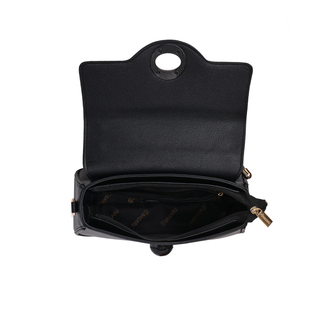 Eclipse Premium Vegan Knitted Handbag (black)