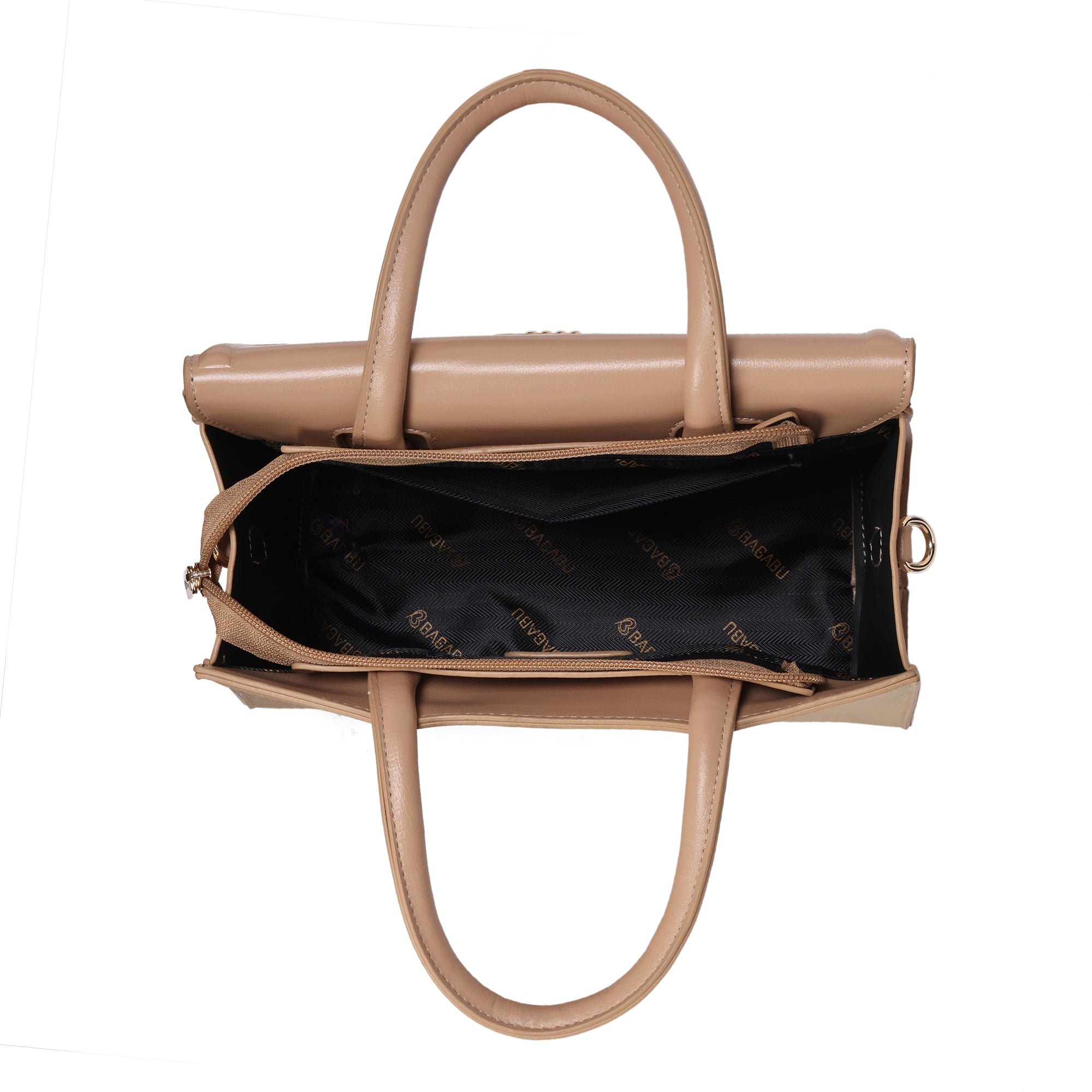 Meadow, Medium Vegan Leather Handbag (beige)
