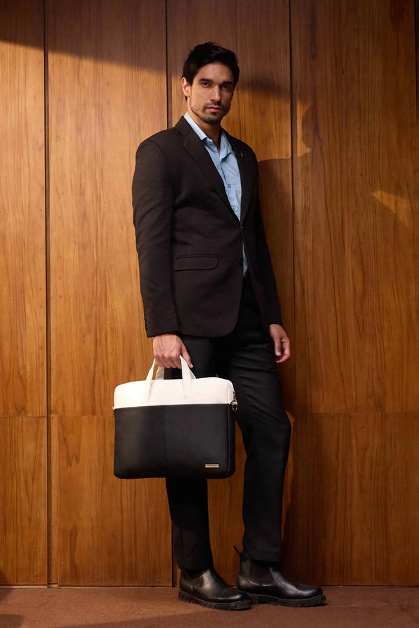Bagabu Professional Laptop Tote Bag for Men & Women (Black)