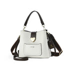 The Heart Locked Dual-Strap Handbag (White)
