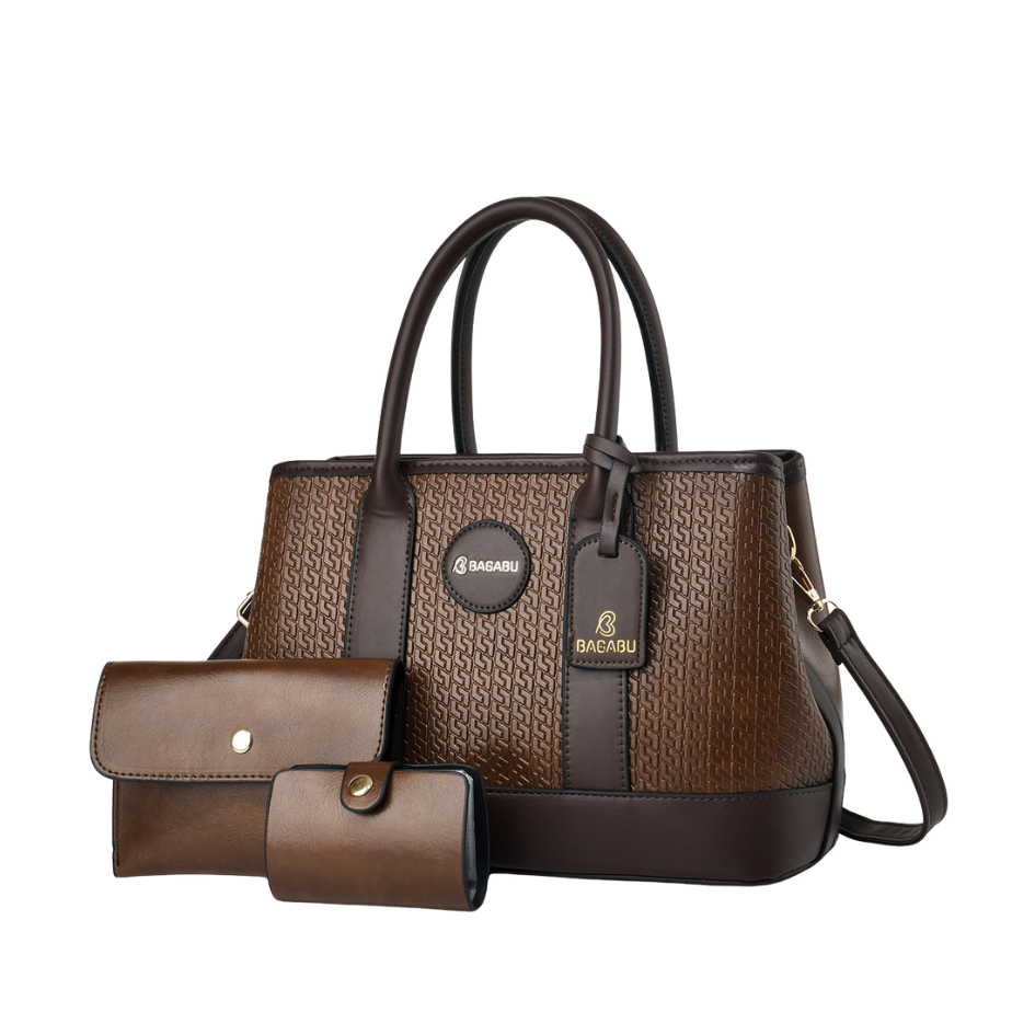 The Grain Premium Textured Handbag (coffee)