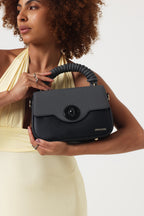 Eclipse Premium Vegan Knitted Handbag (black)