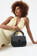 Eclipse Premium Vegan Knitted Handbag (black)