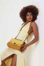 Bagabu Elegance Chain Shoulder Bag for Women (Yellow)