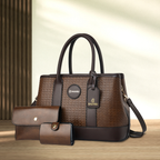 The Grain Premium Textured Handbag (coffee)