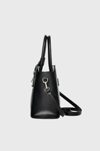 Bagabu Quadra Luxe Premium Vegan Leather Tote Set (brown)
