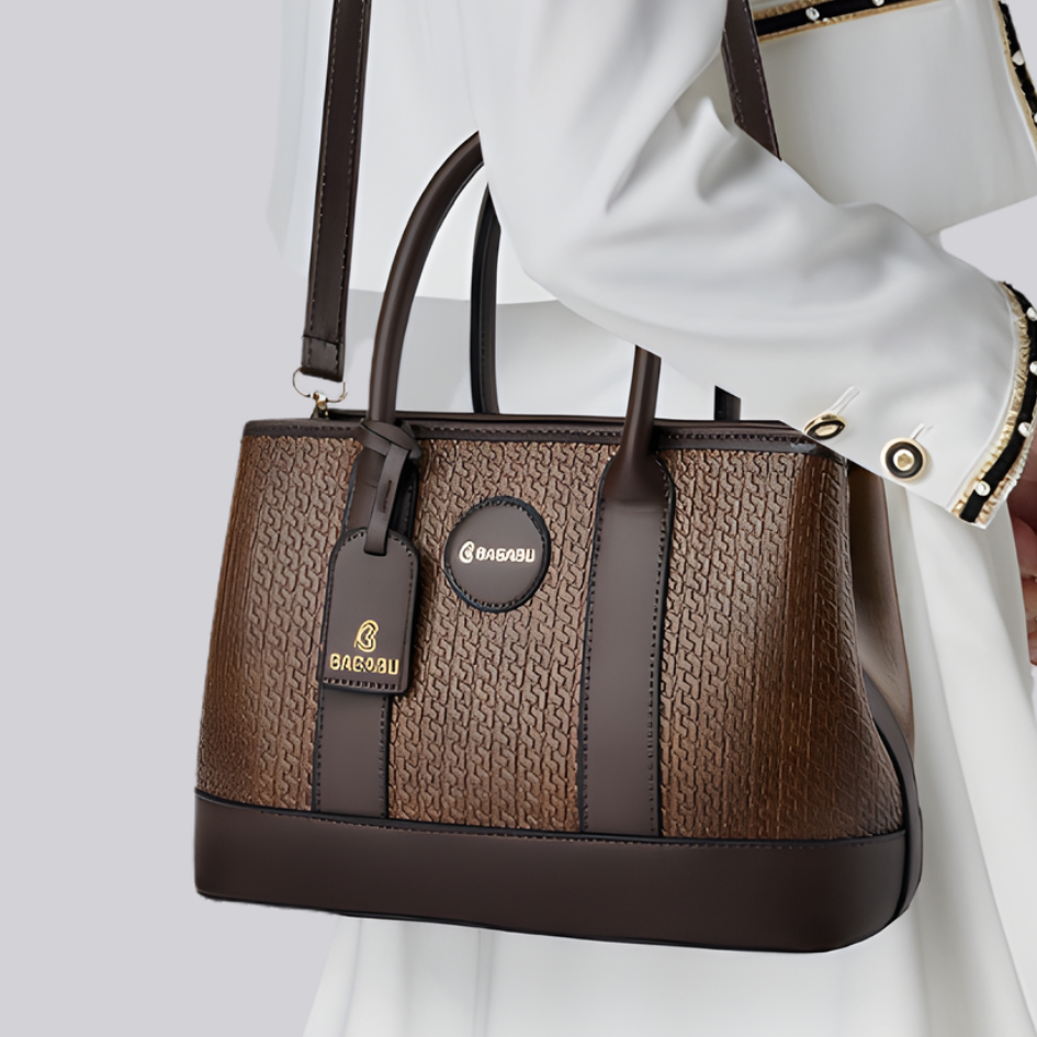 The Grain Premium Textured Handbag (coffee)