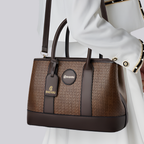 The Grain Premium Textured Handbag (coffee)