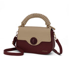 Eclipse Premium Vegan Knitted Handbag (burgundy)
