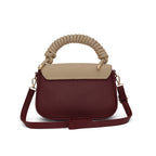 Eclipse Premium Vegan Knitted Handbag (burgundy)