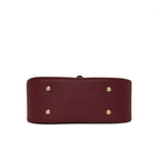 Eclipse Premium Vegan Knitted Handbag (burgundy)