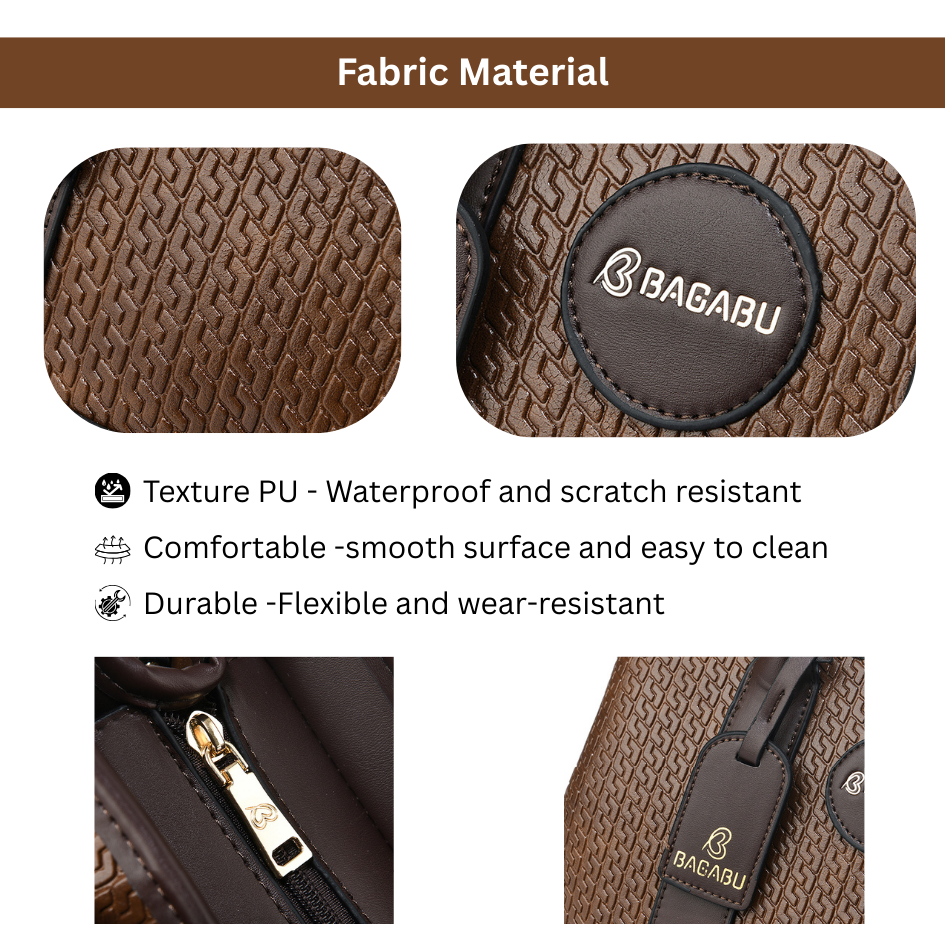 The Grain Premium Textured Handbag (coffee)