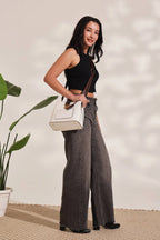 The Heart Locked Dual-Strap Handbag (White)