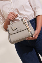 Xena mini Premium vegan leather handbag (grey)