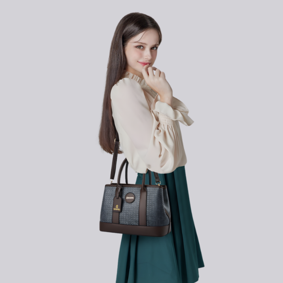 The Grain Premium Textured Handbag (grey)