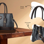 The Grain Premium Textured Handbag (grey)