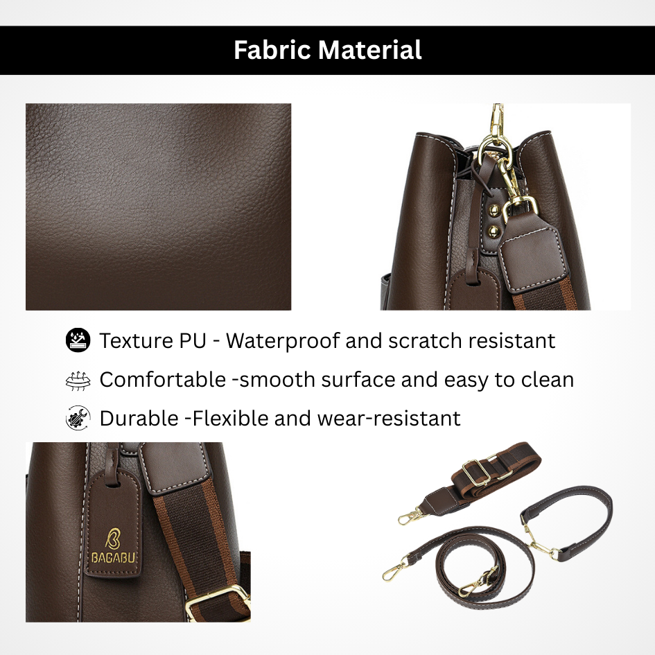 The Heart Locked Dual-Strap Handbag (Brown)
