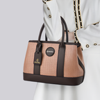 The Grain Premium Textured Handbag (nude pink)