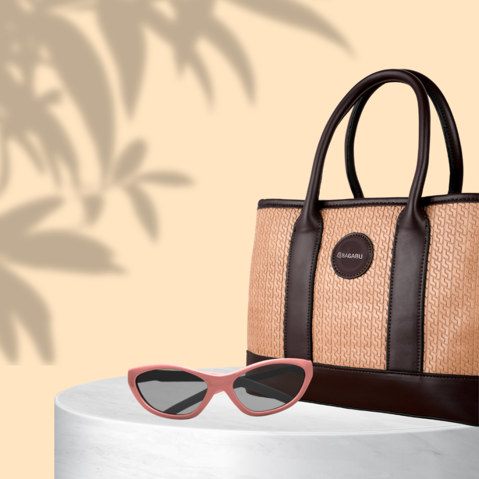 The Grain Premium Textured Handbag (nude pink)