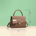 The Charm Luxury Black Handbag (khakhi)
