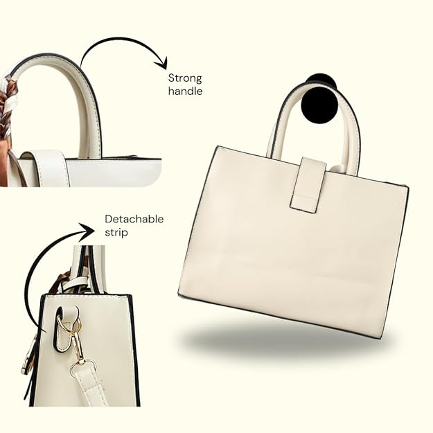 Vienna Classic Premium Handbag (cream)