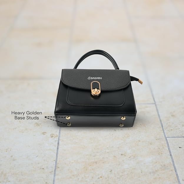 The Charm Luxury Black Handbag (black)