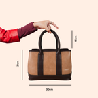 The Grain Premium Textured Handbag (nude pink)