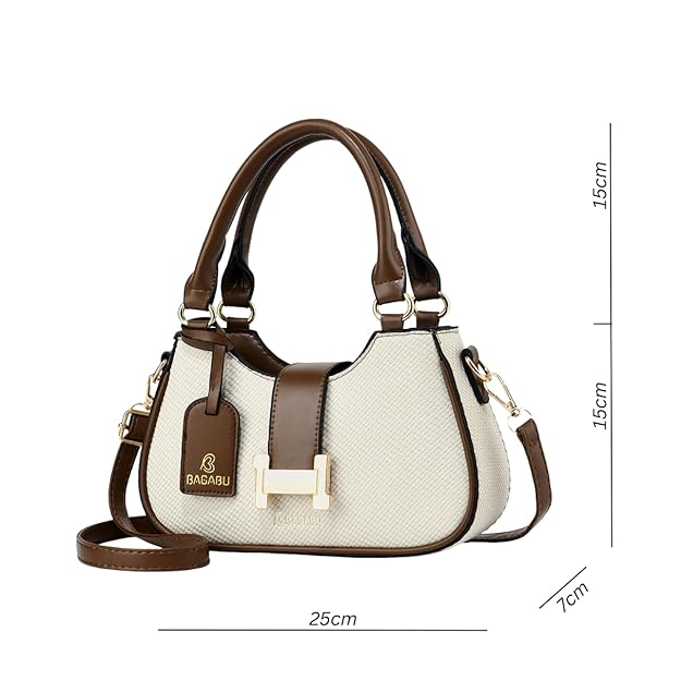 Amor Dual Strap Statement Handbag (White)
