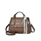 Xena mini Premium vegan leather handbag (brown)