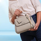 Xena mini Premium vegan leather handbag (grey)