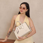 Vienna Classic Premium Handbag (cream)
