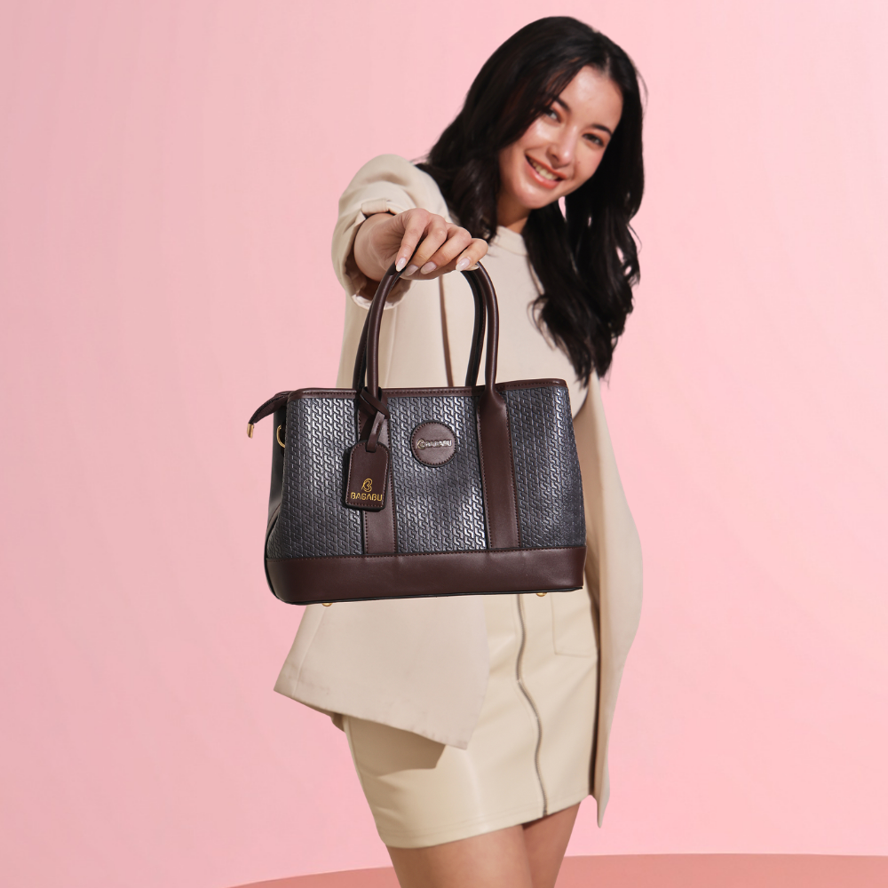 The Grain Premium Textured Handbag (grey)