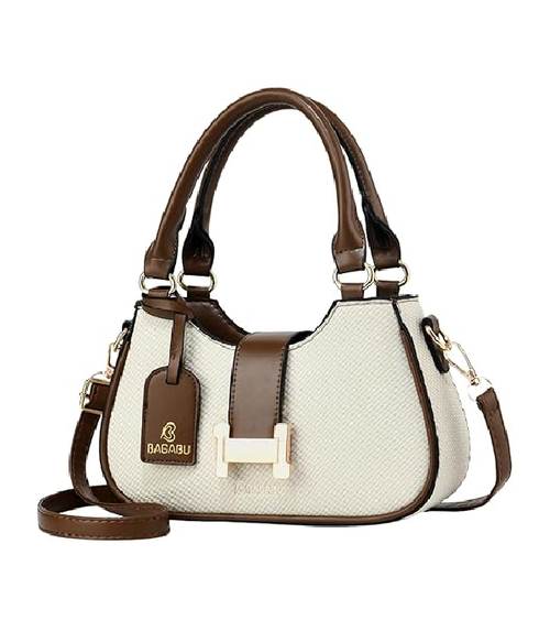 Amor Dual Strap Statement Handbag (White)