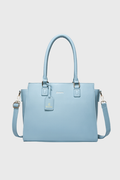 BAGABU Executive Laptop Tote Bag for Women (Sky Blue)