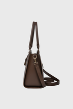 BAGABU Executive Laptop Tote Bag for Women (Coffee Brown)