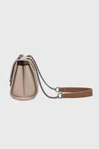 Bagabu Elegance Chain Shoulder Bag for Women (Beige)