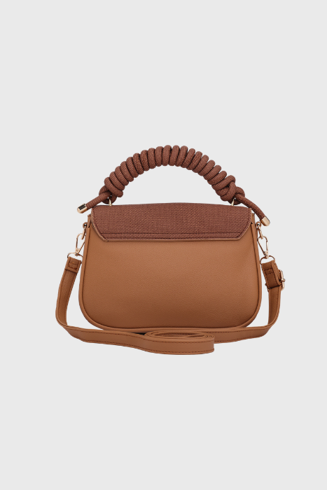 Bagabu Luxe Rope Handle Satchel Bag with Wallet (Khaki)