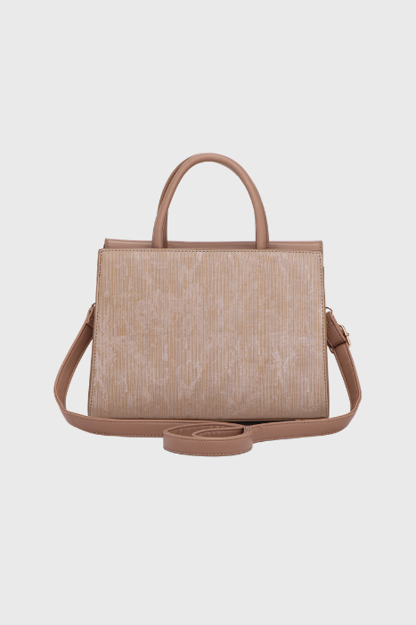 Bagabu Elegant Knitted Fabric Satchel Handbag (Khaki)